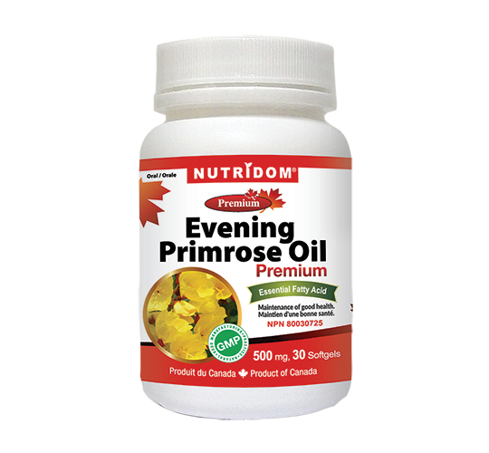 Nutridom Evening Primrose Oil (500mg x 30gels)